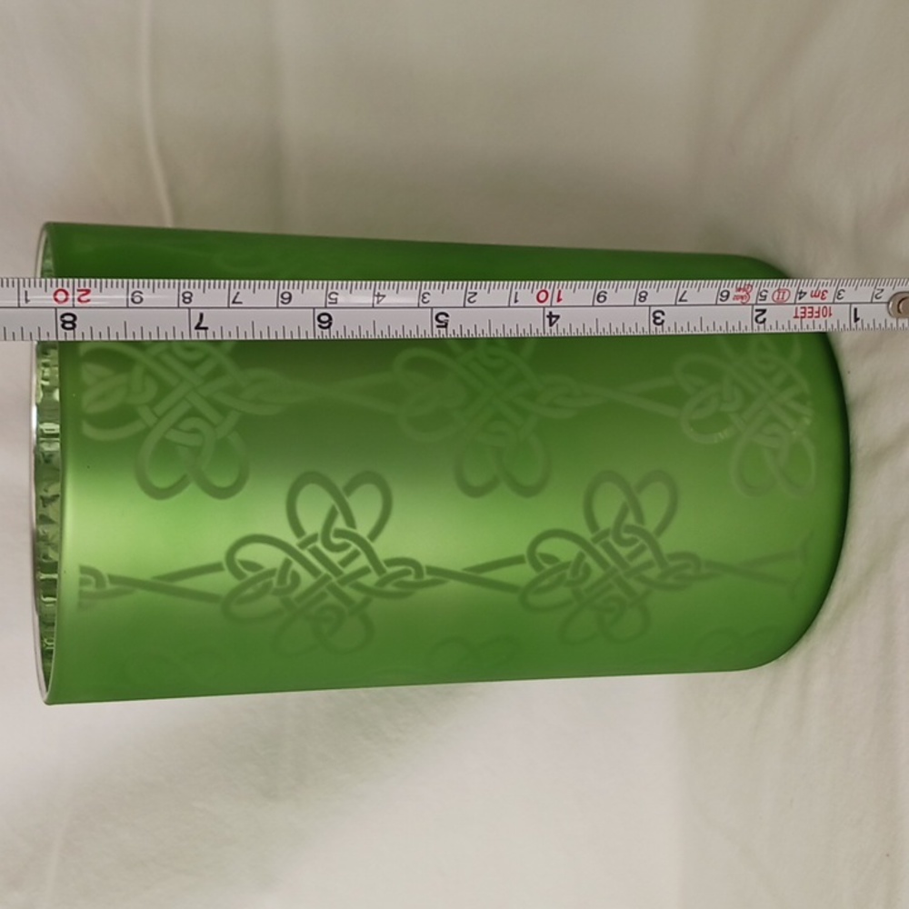 St Patrick's Day Glass Candleholder / Vase